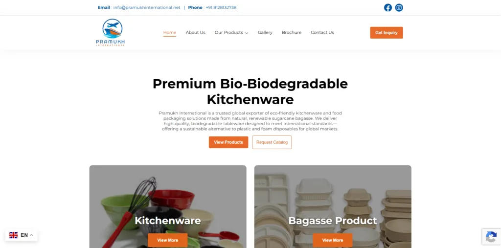 Pramukh International – Sustainable Bio Solutions For Global Markets