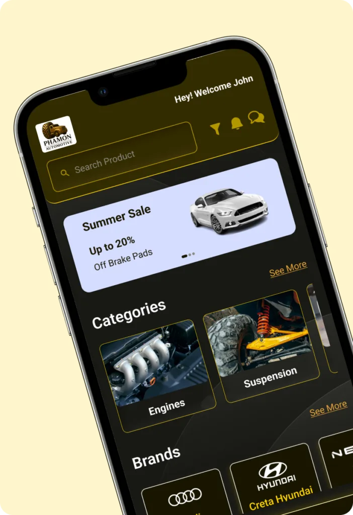 PHAMON AUTOMOTIVE Approach Mockup 2
